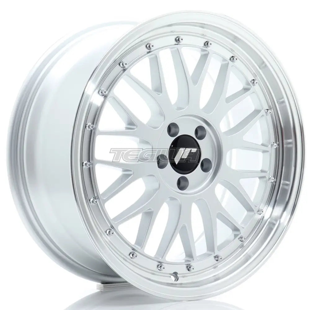 Japan Racing JR23 Alloy Wheel 18x8.5 ET45 5x112 Hyper Silver With Machined Lip