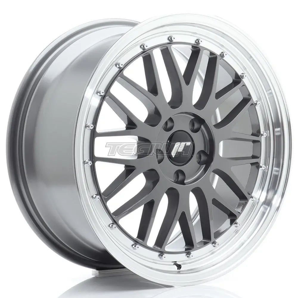 Japan Racing JR23 Alloy Wheel 19x8.5 ET45 5x112 Hyper Gray With Machined Lip