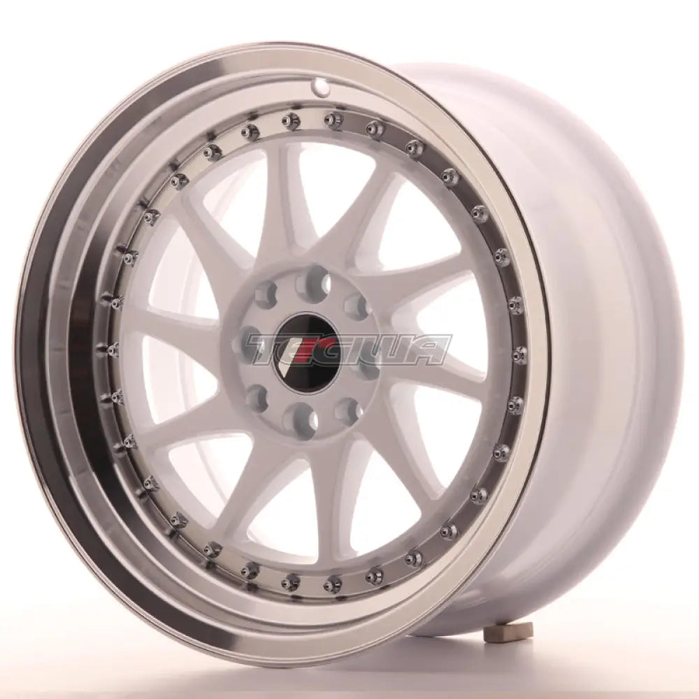 Japan Racing JR26 Alloy Wheel 16x8 - 4x108 / 4x100 - ET25 - White - CLEARANCE