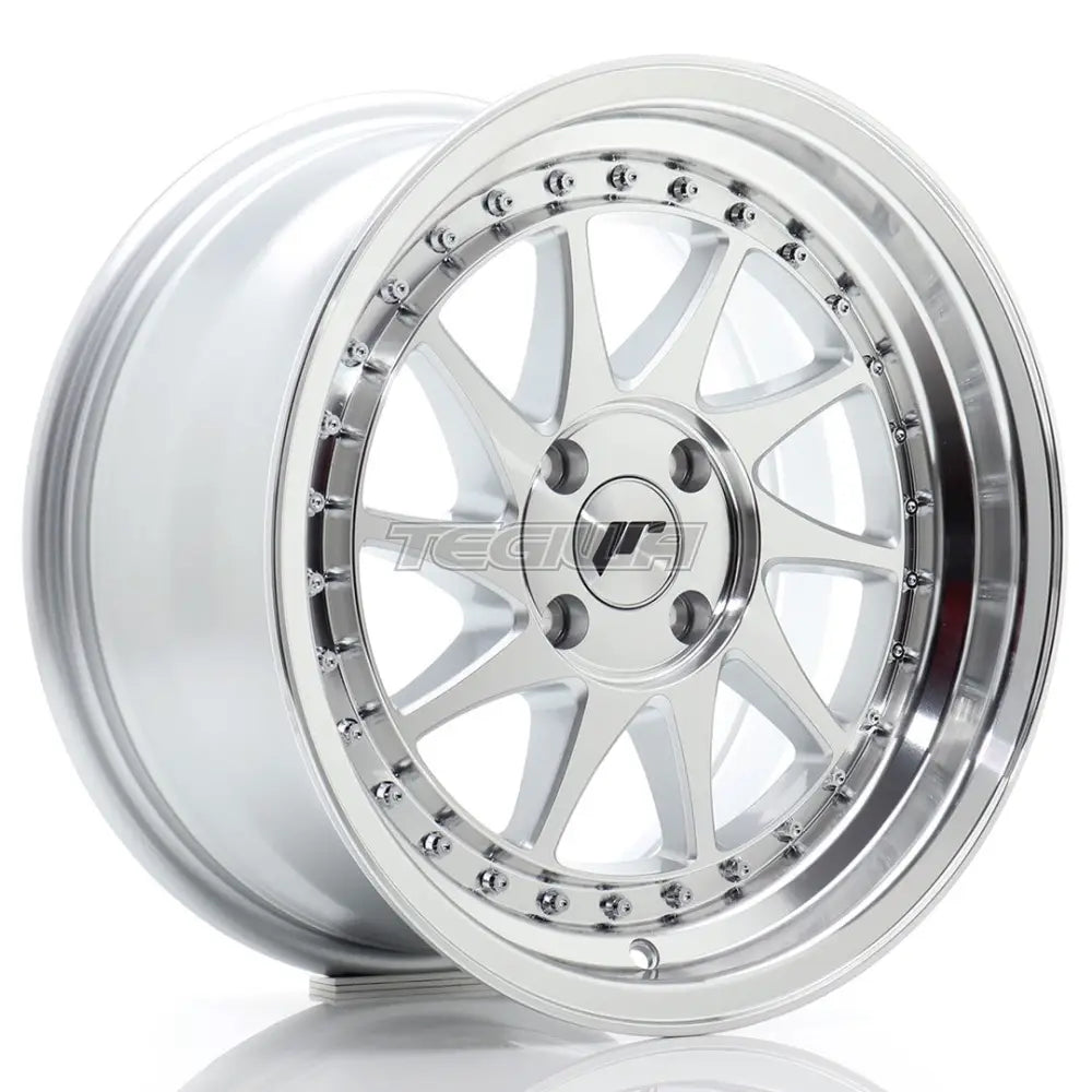 Japan Racing JR26 Alloy Wheel 16x8 ET30 4x100 Silver Machined Face
