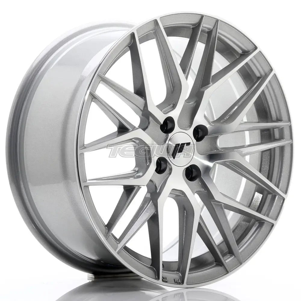 Japan Racing JR28 Alloy Wheel 17x8 ET40 4x100 Silver Machined Face