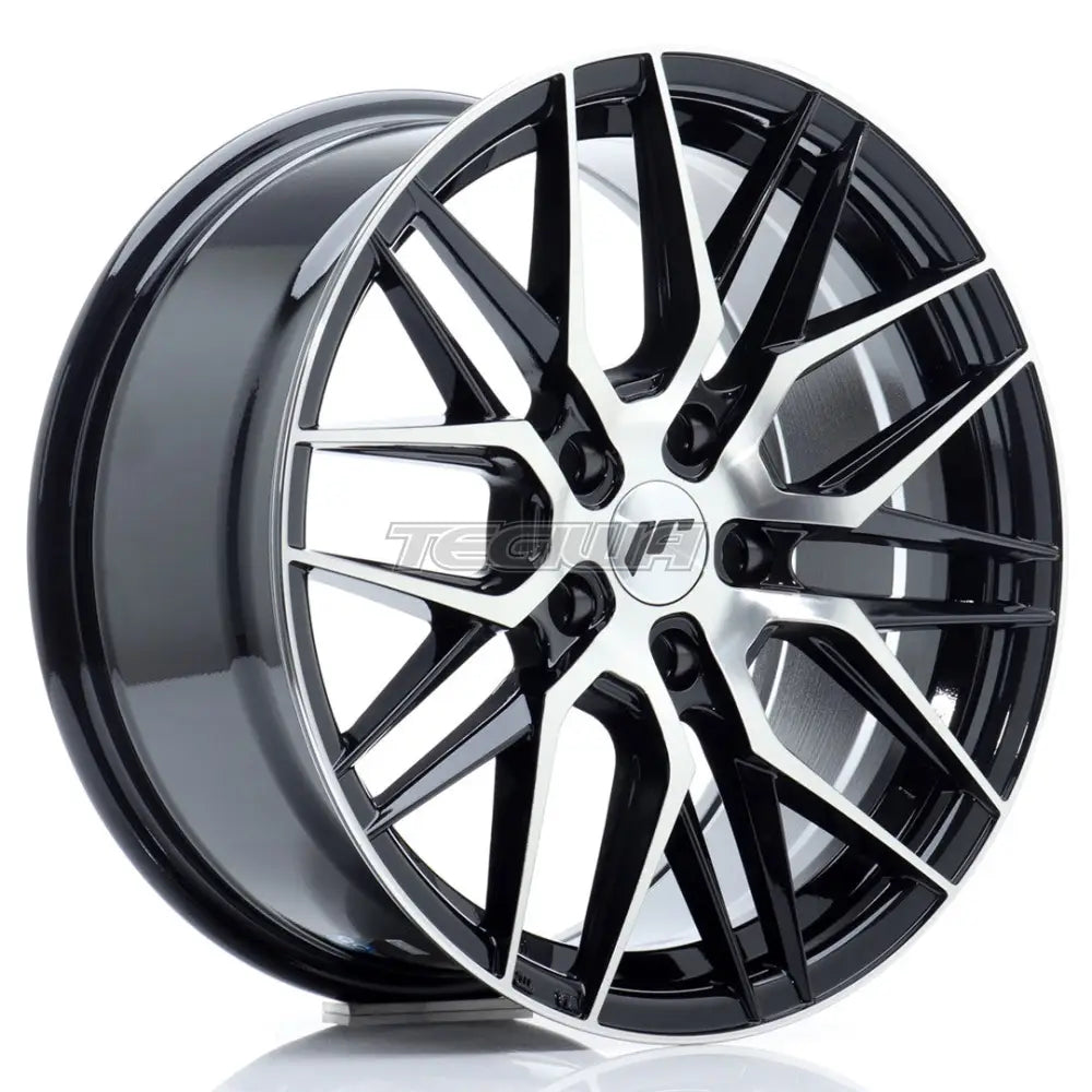 Japan Racing JR28 Alloy Wheel 17x8 ET40 5x112 Gloss Black Machined Face