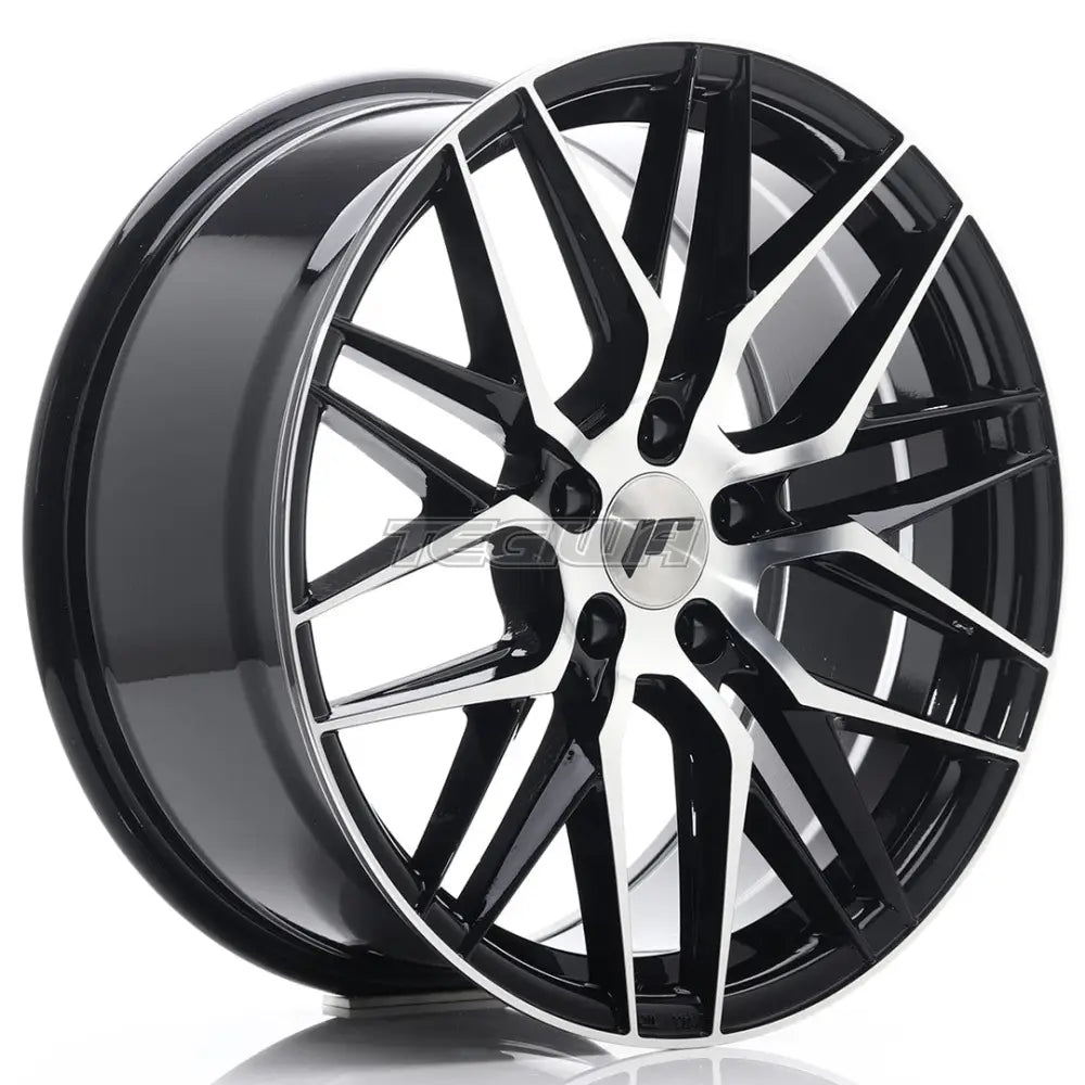 Japan Racing JR28 Alloy Wheel 18x8.5 ET40 5x112 Gloss Black Machined Face
