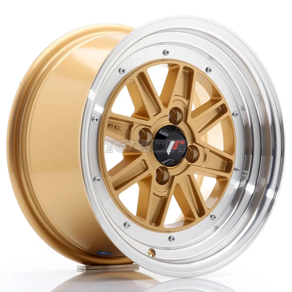 Japan Racing JR31 Alloy Wheel 15x7.5 ET20 4x100 Gold With Machined Lip
