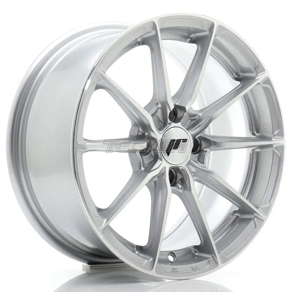 Japan Racing JR37 Alloy Wheel 15x7 ET38 4x100 Silver Machined Face