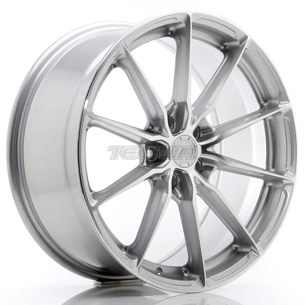 Japan Racing JR37 Alloy Wheel 19x8.5 ET45 5x112 Silver Machined Face