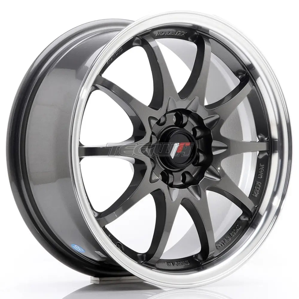 Japan Racing JR5 Alloy Wheel 16x7 ET30 4x100/108 Gun Metal With Machined Lip