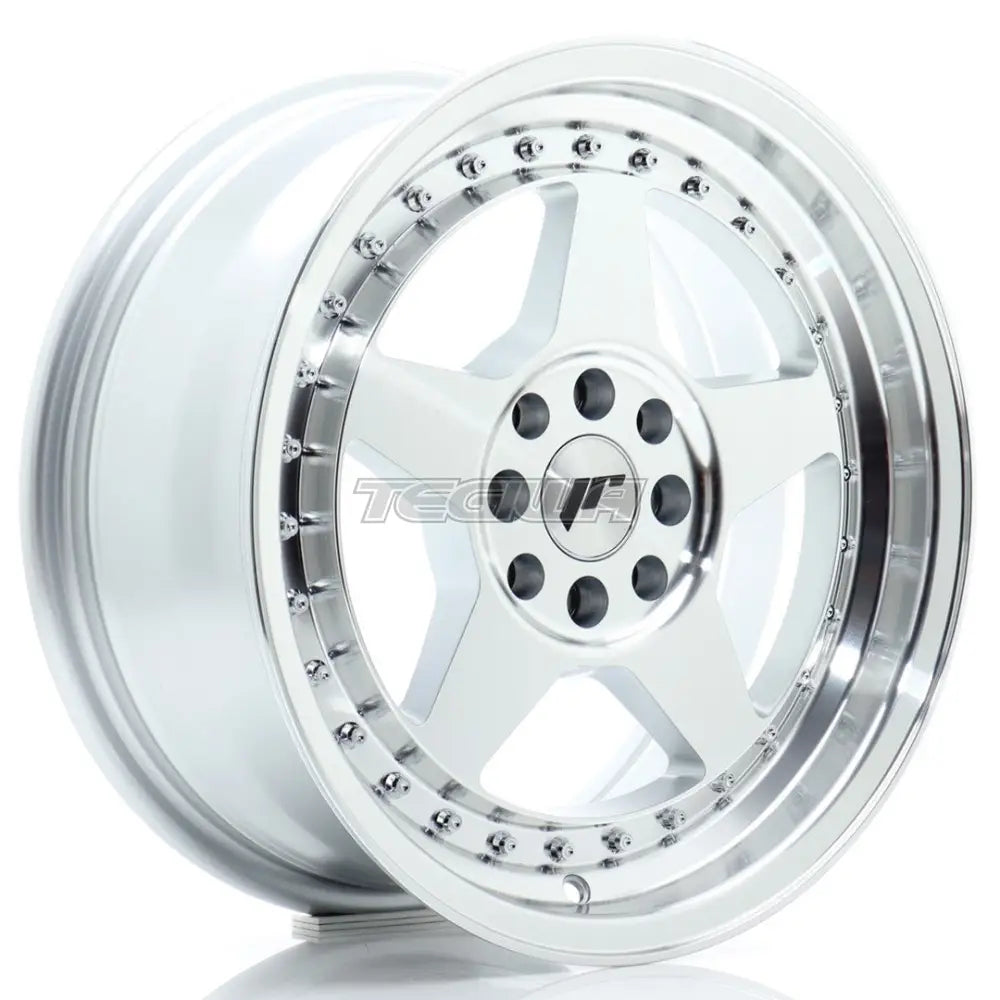 Japan Racing JR6 Alloy Wheel 16x7 ET25 4x100/108 Silver Machined Face