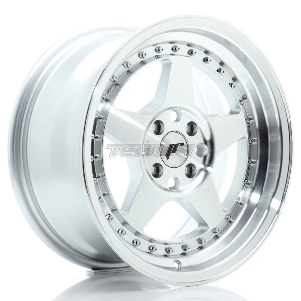 Japan Racing JR6 Alloy Wheel 16x8 ET30 4x100 Silver Machined Face