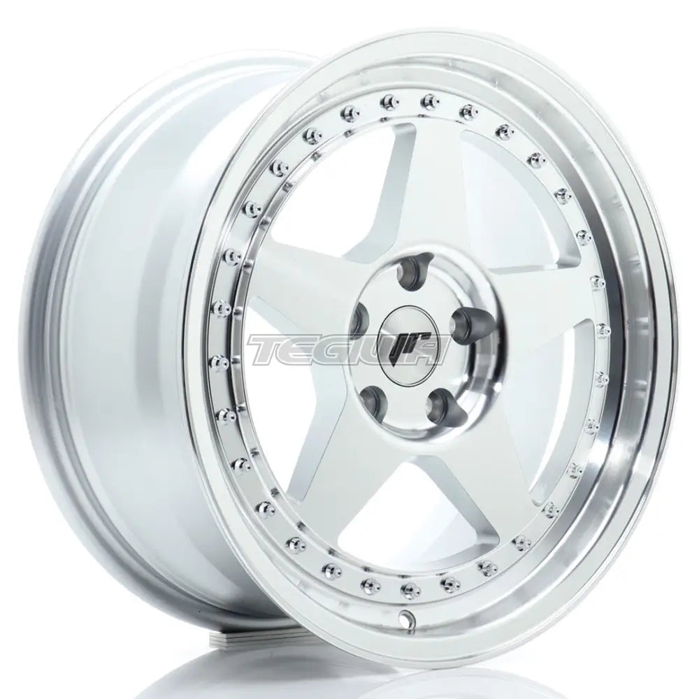 Japan Racing JR6 Alloy Wheel 17x8 ET35 5x112 Silver Machined Face