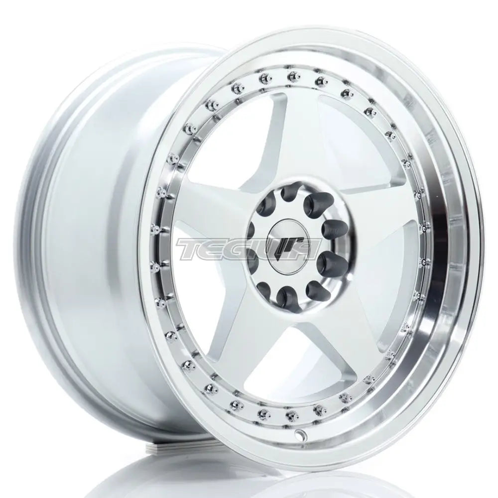 Japan Racing JR6 Alloy Wheel 17x9 ET25 5x114/120 Silver Machined Face