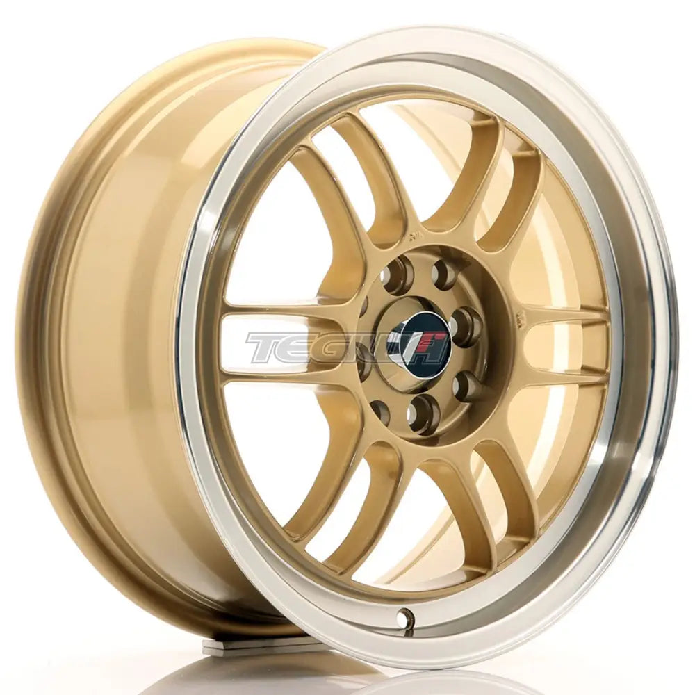 Japan Racing JR7 Alloy Wheel 16x7 ET38 4x100/114 Gold With Machined Lip