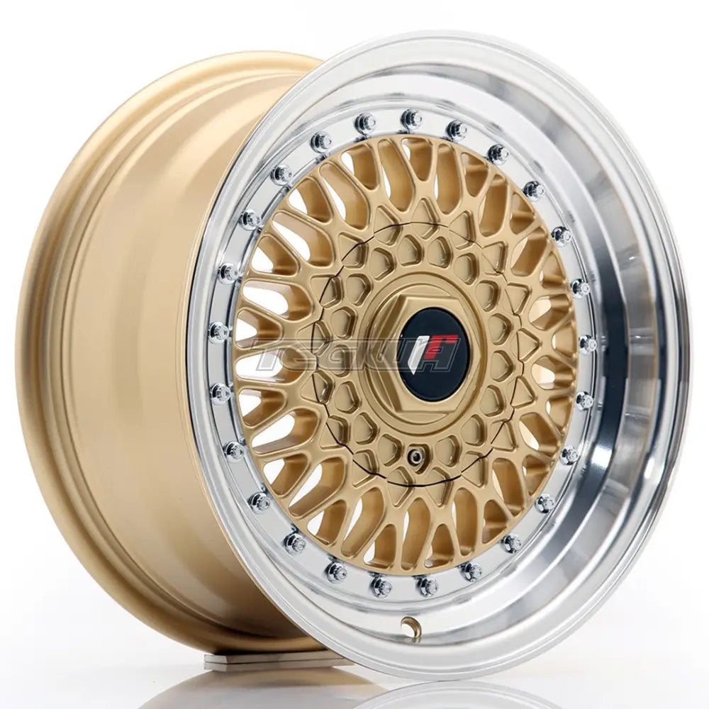 Japan Racing JR9 Alloy Wheel 15x7 ET20 4x100/108 Gold With Machined Lip