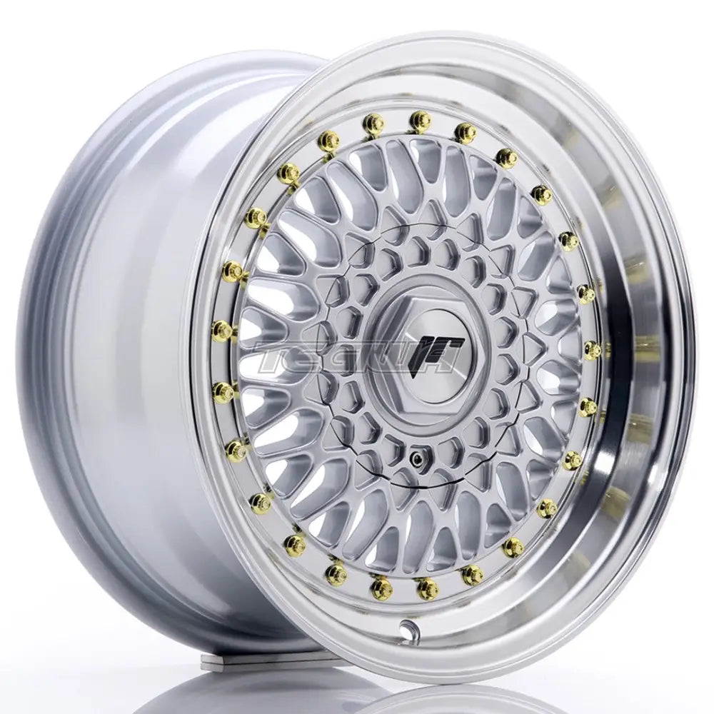 Japan Racing JR9 Alloy Wheel 15x7 ET20 4x100/108 Silver With Machined Lip