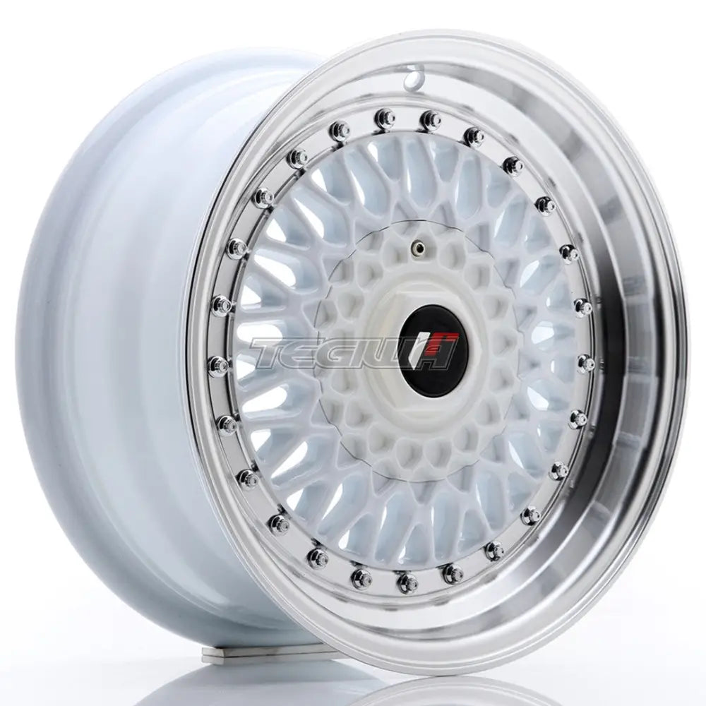 Japan Racing JR9 Alloy Wheel 15x7 ET20 4x100/108 White With Machined Lip