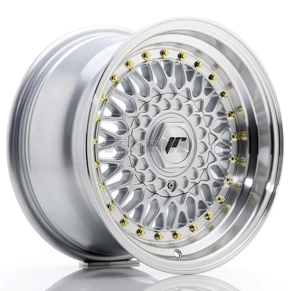 Japan Racing JR9 Alloy Wheel 15x8 ET15 4x100/114 Silver With Machined Lip