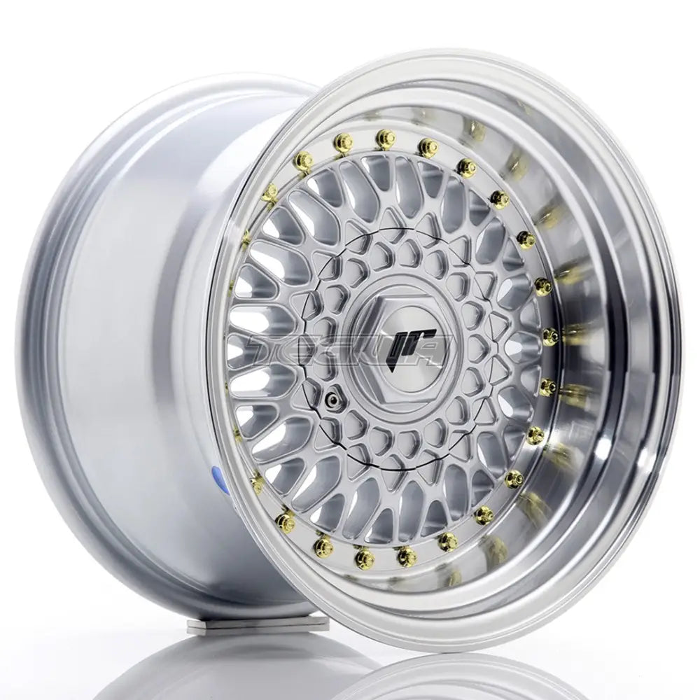 Japan Racing JR9 Alloy Wheel 15x9 ET10 4x100/108 Silver With Machined Lip