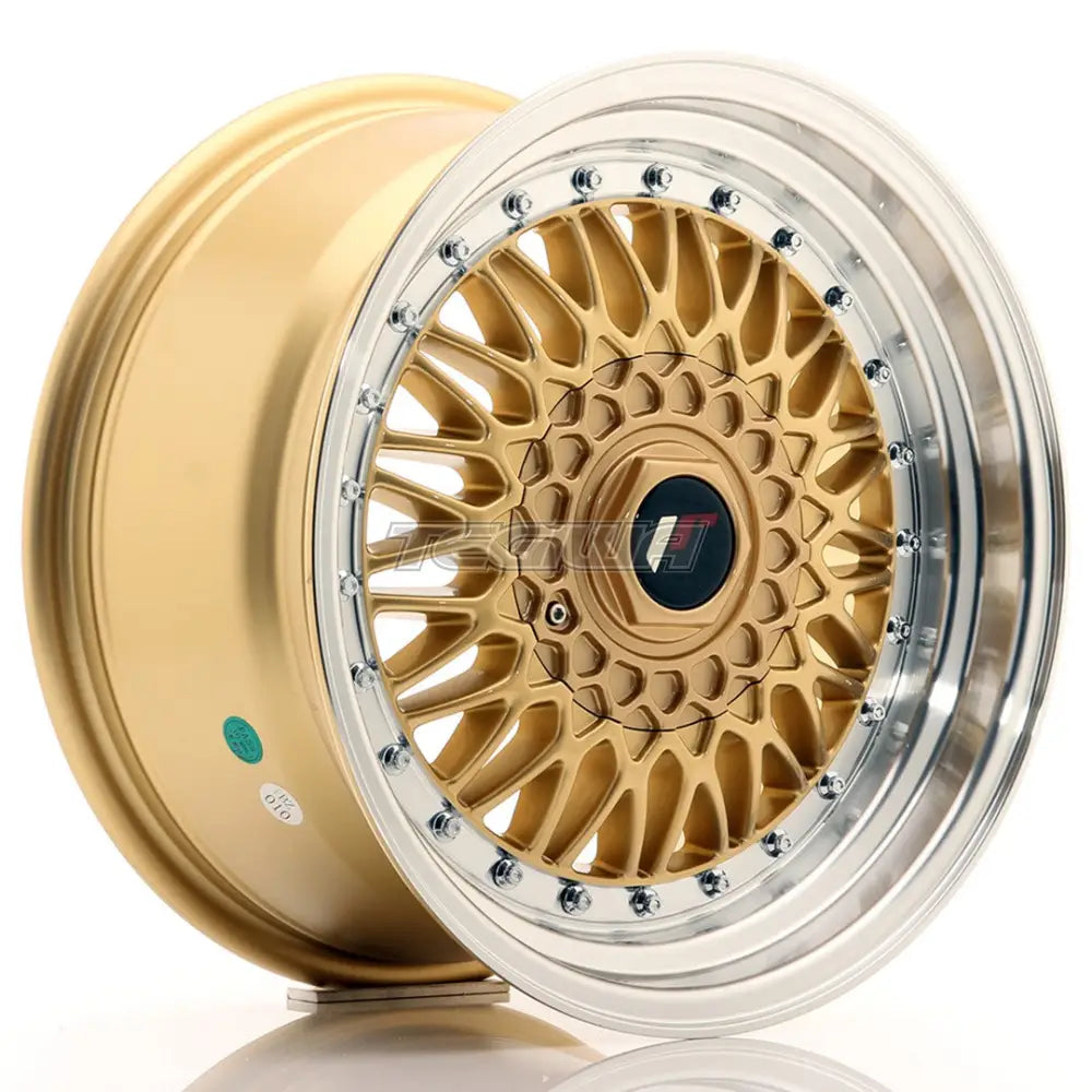 Japan Racing JR9 Alloy Wheel 16x8 ET25 4x100/108 Gold With Machined Lip