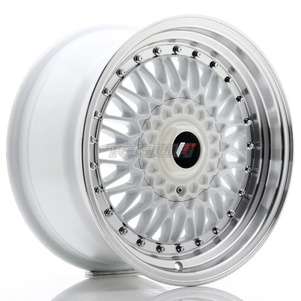 Japan Racing JR9 Alloy Wheel 16x8 ET25 4x100/108 White With Machined Lip