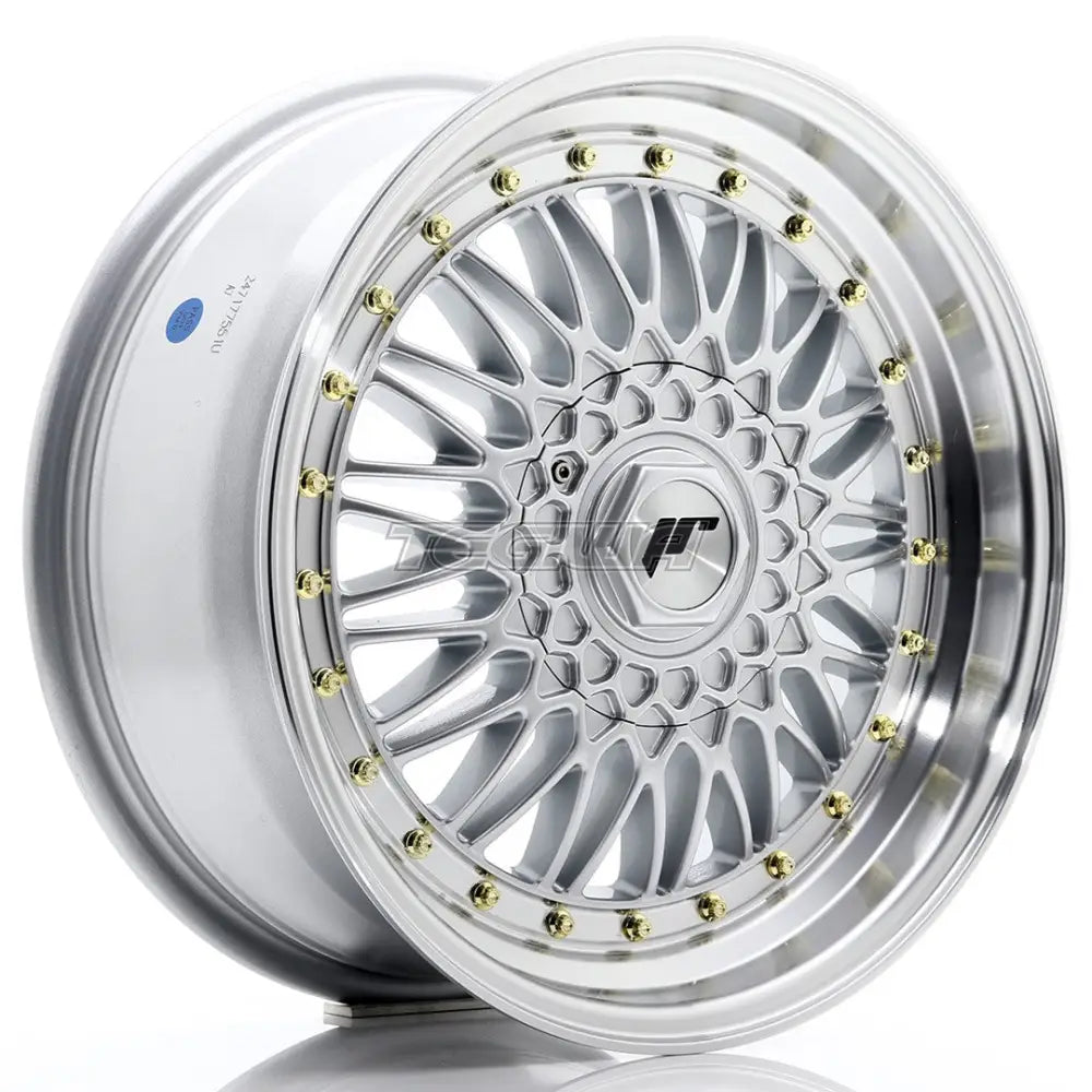 Japan Racing JR9 Alloy Wheel 17x7.5 ET35 5x100/114 Silver With Machined Lip