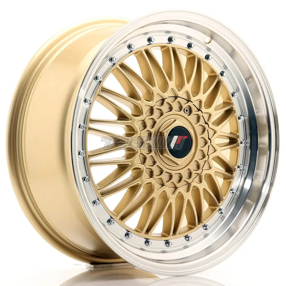 Japan Racing JR9 Alloy Wheel 18x8 ET35 5x100/120 Gold With Machined Lip