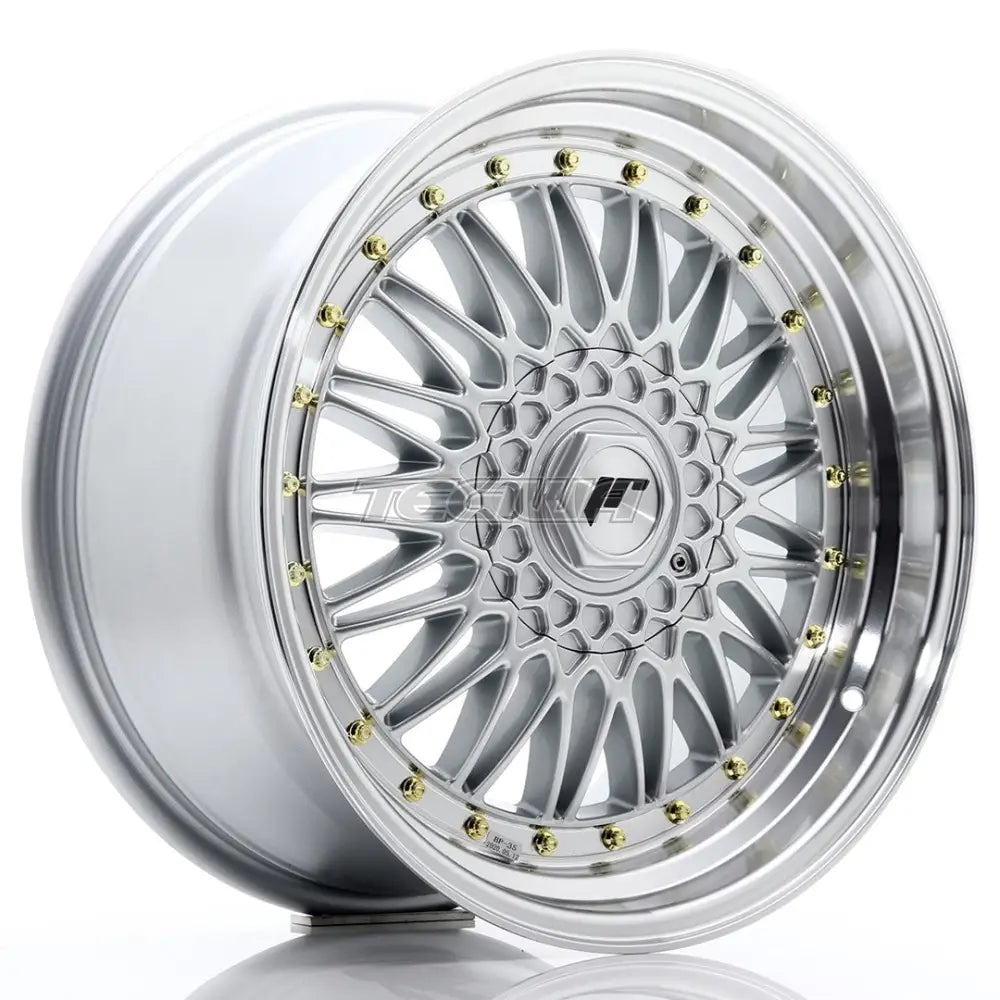 Japan Racing JR9 Alloy Wheel 18x9 ET35 5x100/120 Silver With Machined Lip