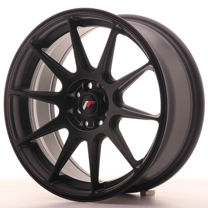 Japan Racing JR11 Alloy Wheel 17x7.25 - 4x100 / 4x108 - ET25 - Matt Black - CLEARANCE