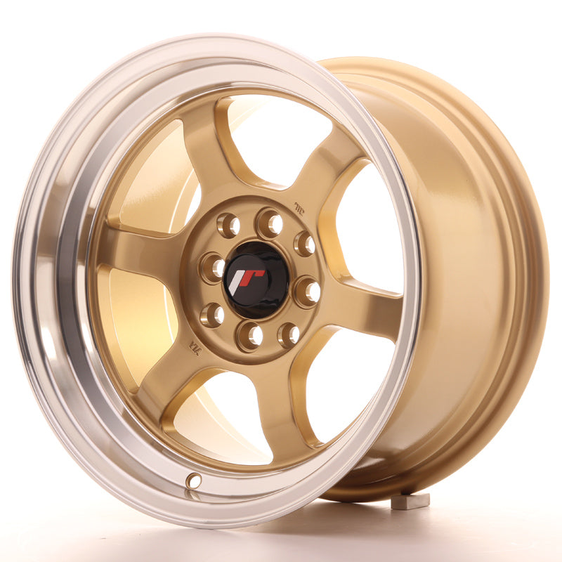 Japan Racing JR12 Alloy Wheel 15x8.5 - 4x114.3 / 4x100 - ET13 - Gold - CLEARANCE