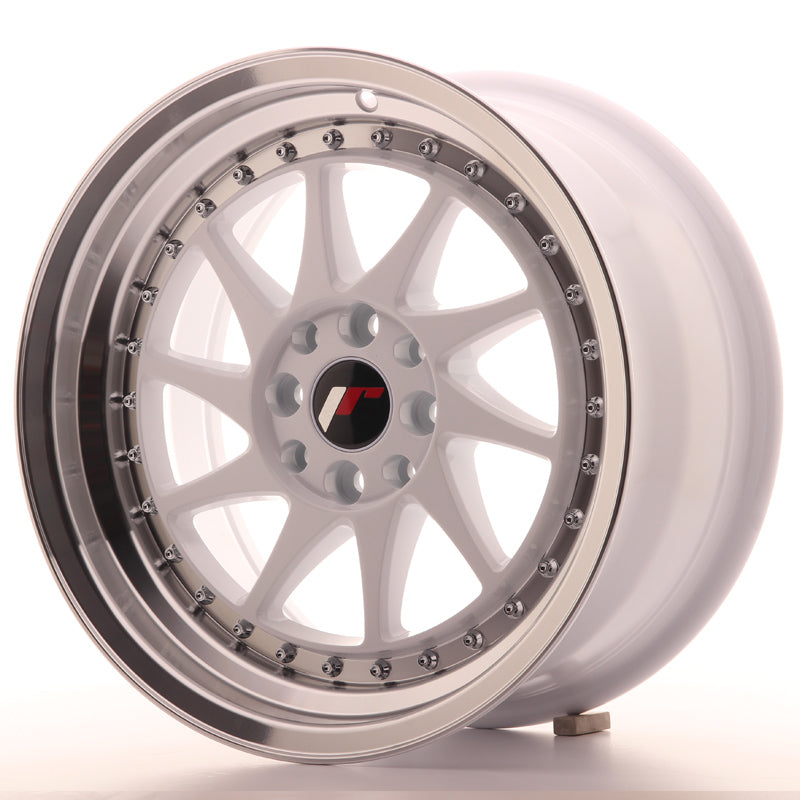 Japan Racing JR26 Alloy Wheel 16x8 - 4x108 / 4x100 - ET25 - White - CLEARANCE