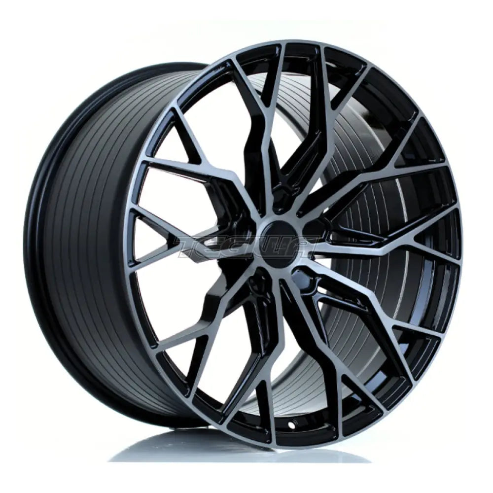 JUDD JSF1 Alloy Wheel 21x10.5 ET15 TO 50 5x105 Gloss Black Titanium Brushed 72.6mm CB