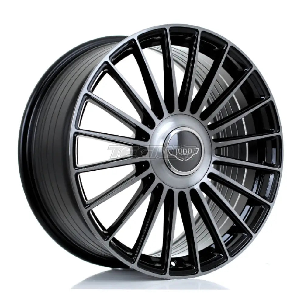 JUDD JSF8 Alloy Wheel 20x9 ET25 TO 50 5x118 Gloss Black Titanium Brushed 72.6mm CB