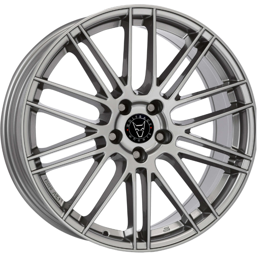 Wolfrace Eurosport TUV Kibo Alloy Wheel 20x8.5 ET36 5x112 Metal Grey 70.1mm CB