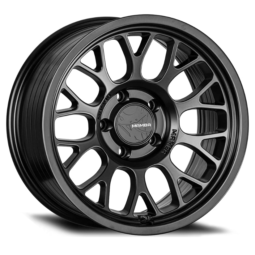 Mamba M28 Alloy Wheel 17x8 ET35 5x114.3 Satin Black 73.1mm CB