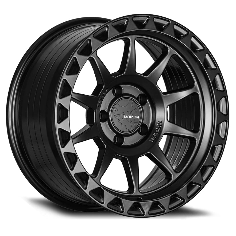 Mamba M29 Alloy Wheel 18x9 ET-12 6x139.7 Satin Black 106.2mm CB