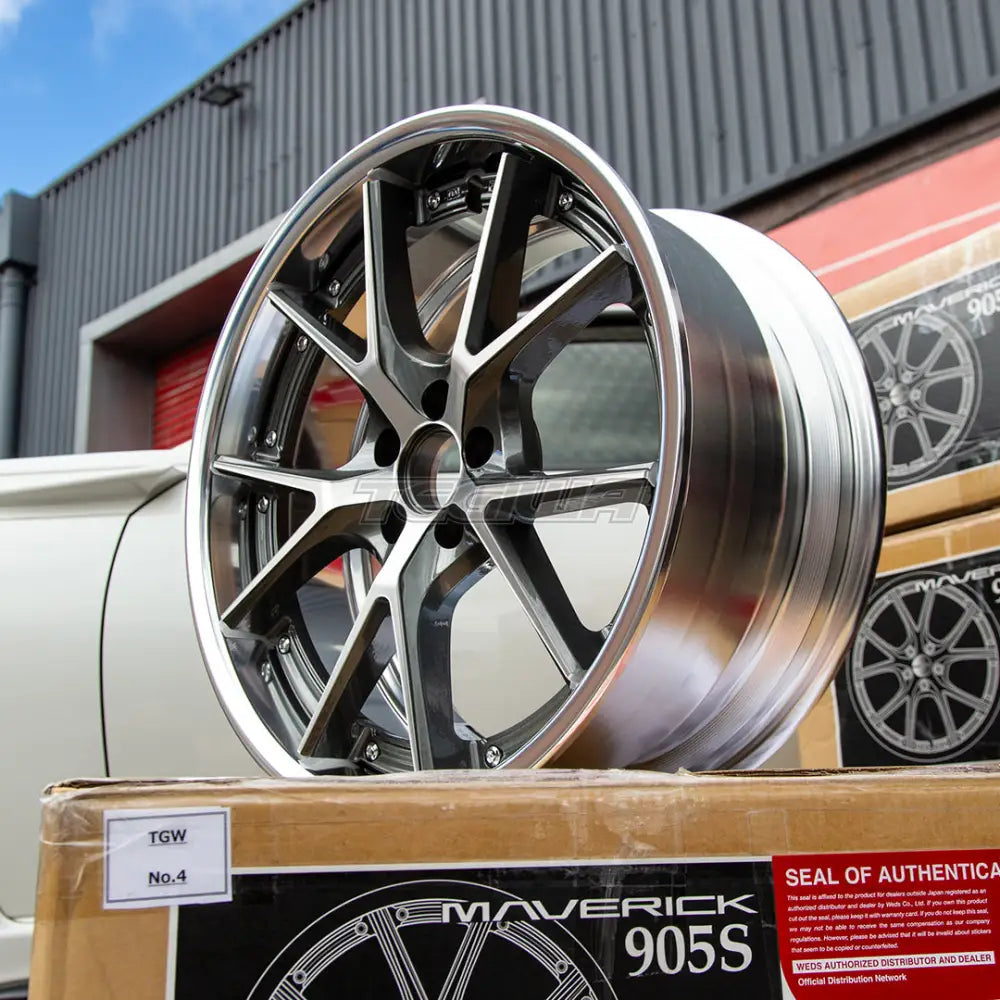 Maverick 905S 2-Piece Alloy Wheel 18x8.5 ET42 5x100 Gunmetal Polished