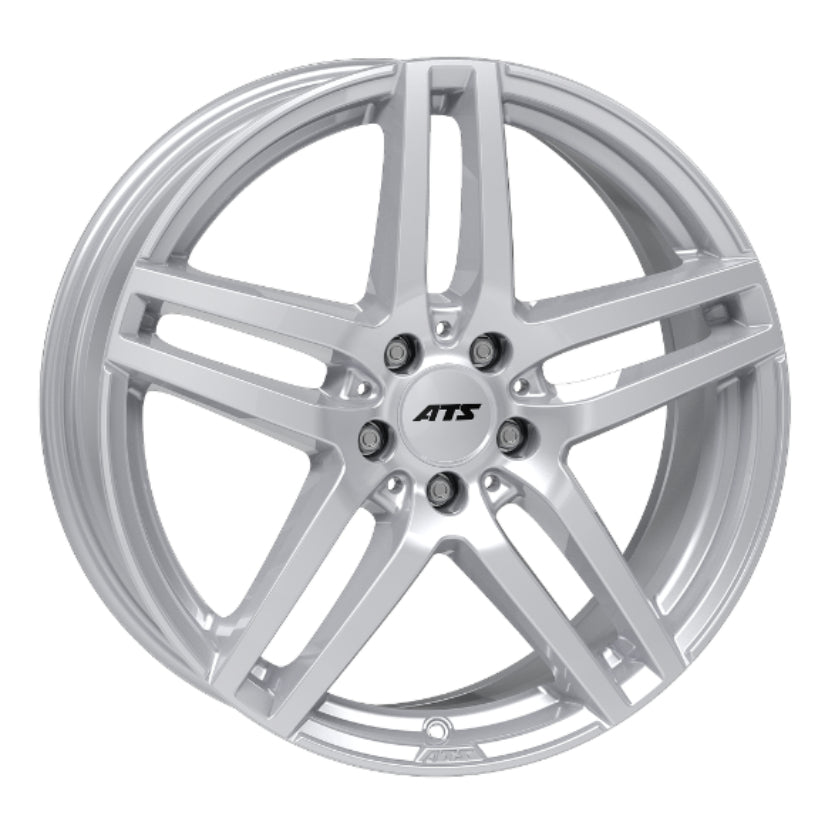 ATS Mizar Alloy Wheel 17x8 ET49.5 5x112 Polar Sillver 66.5mm CB