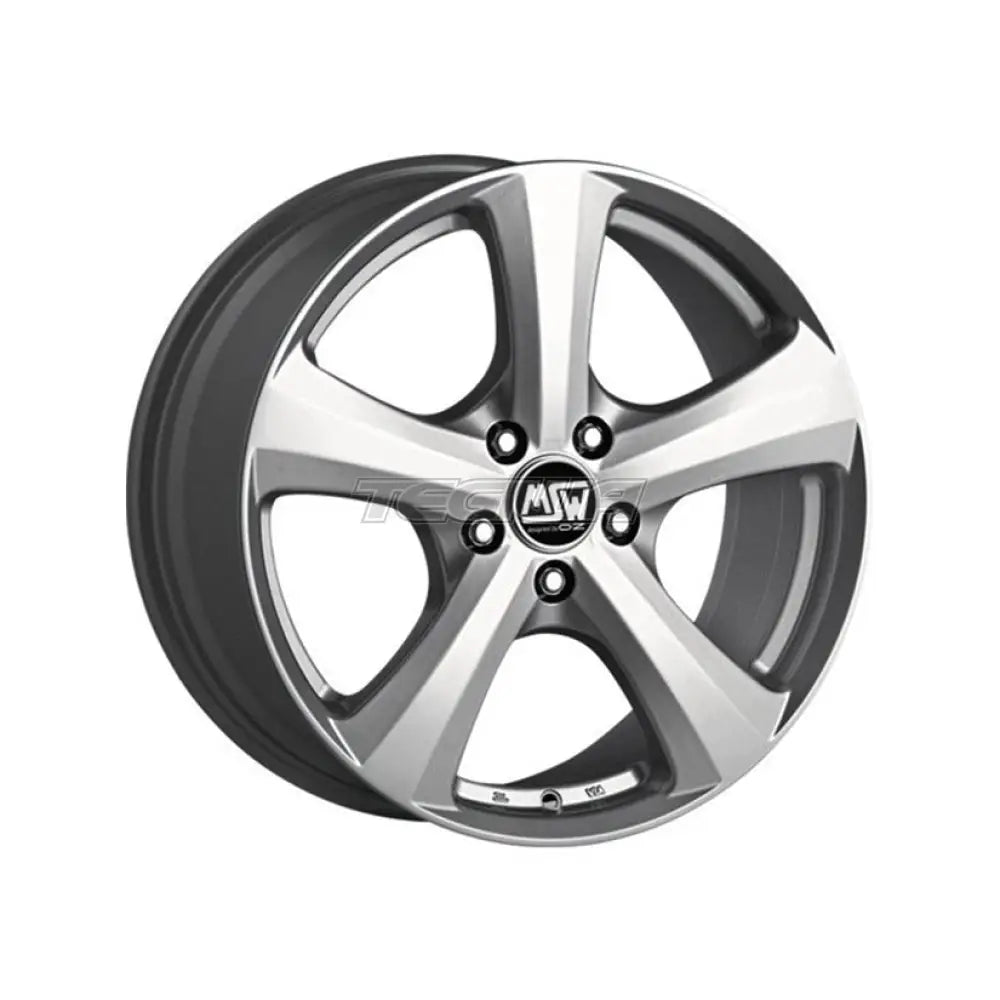 MSW All Season 19 W Alloy Wheel 17x8 ET26 5x112 Full Silver 66.6mm CB