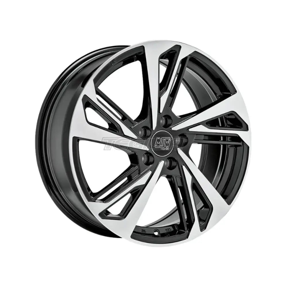 MSW All Season 60 Alloy Wheel 17x7.5 ET50.5 5x108 Gloss Black Full Polished 63.4mm CB