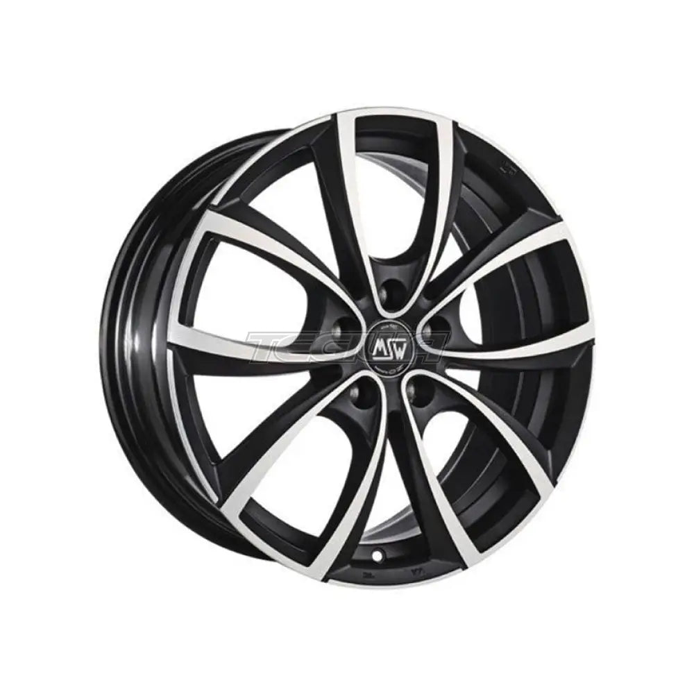 MSW Avantgarde 27 Alloy Wheel 18x7.5 ET35 5x100 Matt Dark Titanium Full Polished 63.4mm CB