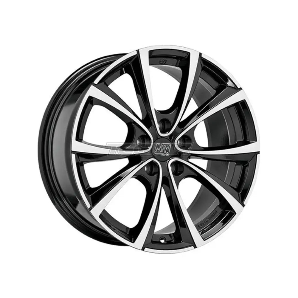 MSW Avantgarde 27T Alloy Wheel 19x9.5 ET45 5x114.3 Gloss Black Full Polished 64.12mm CB