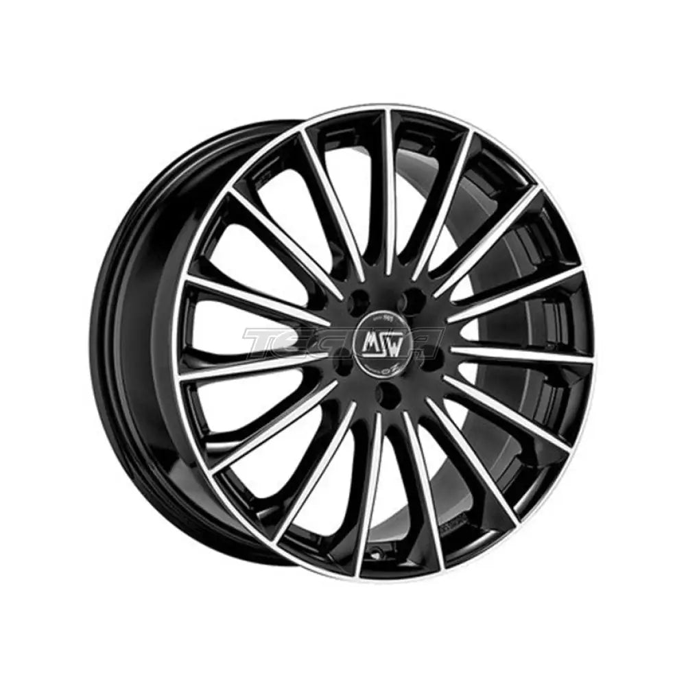 MSW Avantgarde 30 Alloy Wheel 17x7.5 ET38 5x108 Gloss Black Full Polished 73mm CB