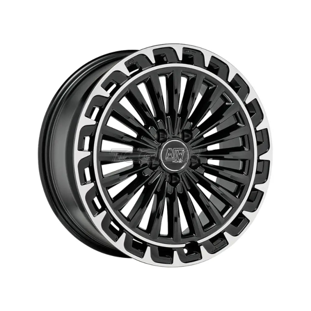 MSW Avantgarde 32 Alloy Wheel 20x8.5 ET33 5x112 Gloss Black Diamond Lip 66.6mm CB