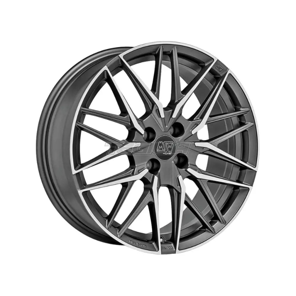 MSW Avantgarde 50-4 Alloy Wheel 18x7.5 ET42 4x100 Matt Gunmetal Full Polished 63.4mm CB