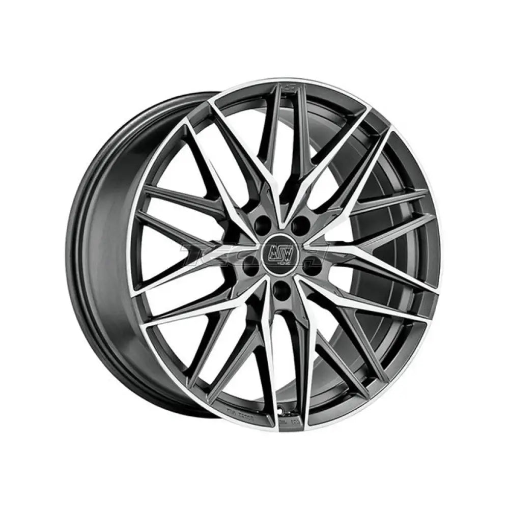 MSW Avantgarde 50 Alloy Wheel 20x8.5 ET36 5x114.3 Matt Gunmetal Full Polished 73mm CB