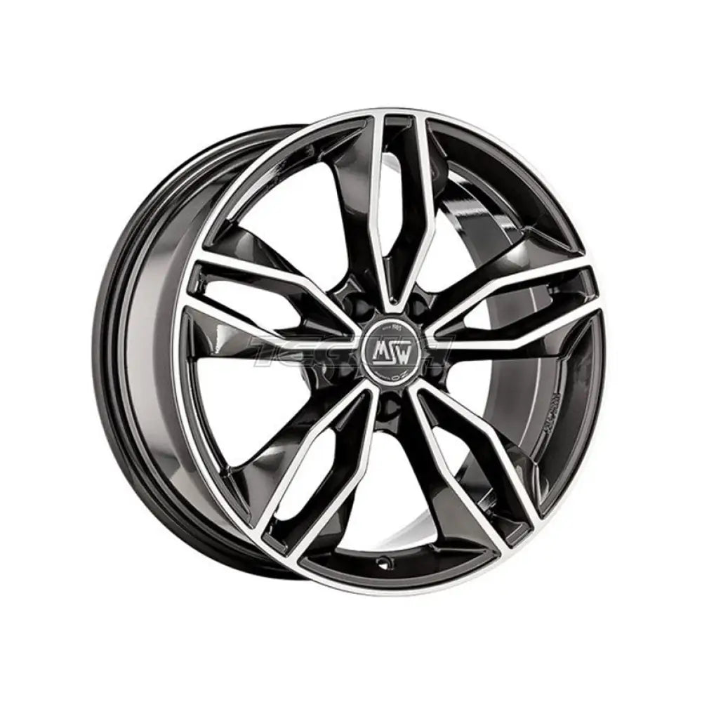 MSW Avantgarde 71 Alloy Wheel 18x8 ET35 5x112 Gloss Dark Grey Full Polished 73mm CB