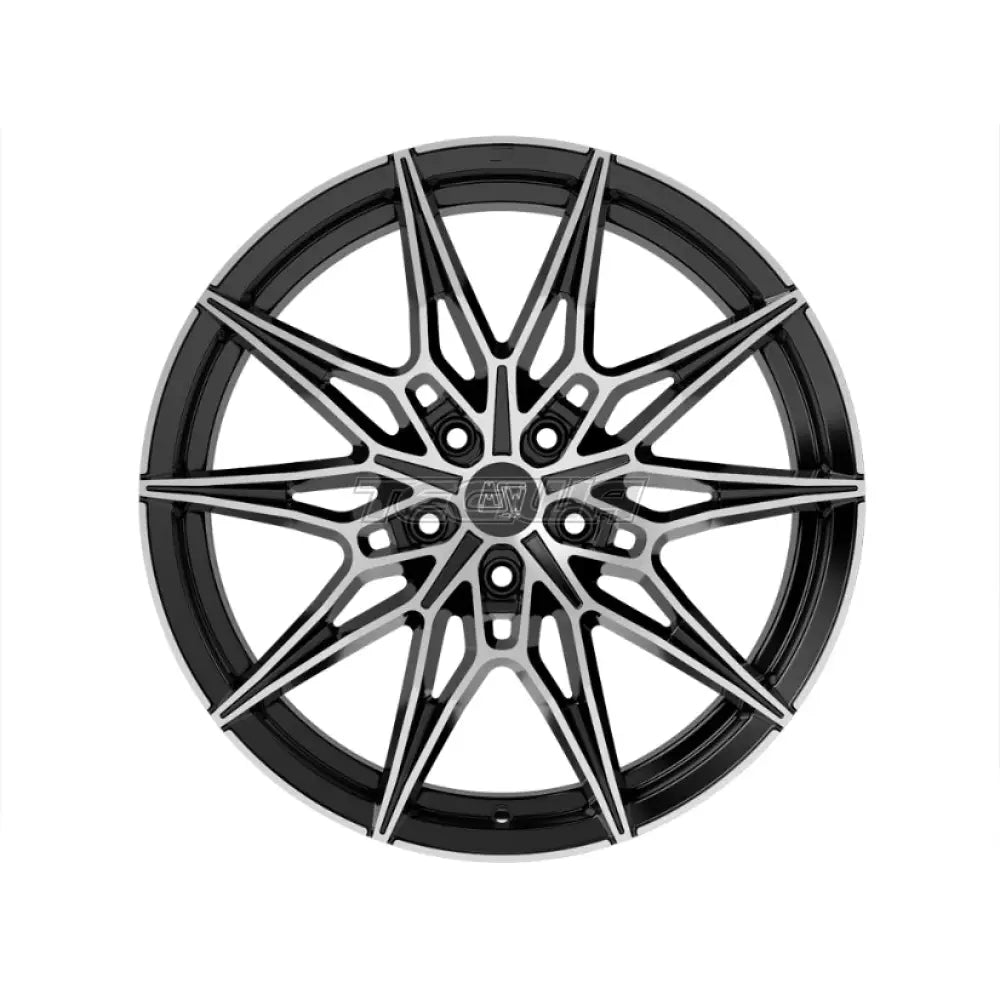 MSW Avantgarde 75 Alloy Wheel 20x8 ET35 5x112 Gloss Black Full Polished 73mm CB