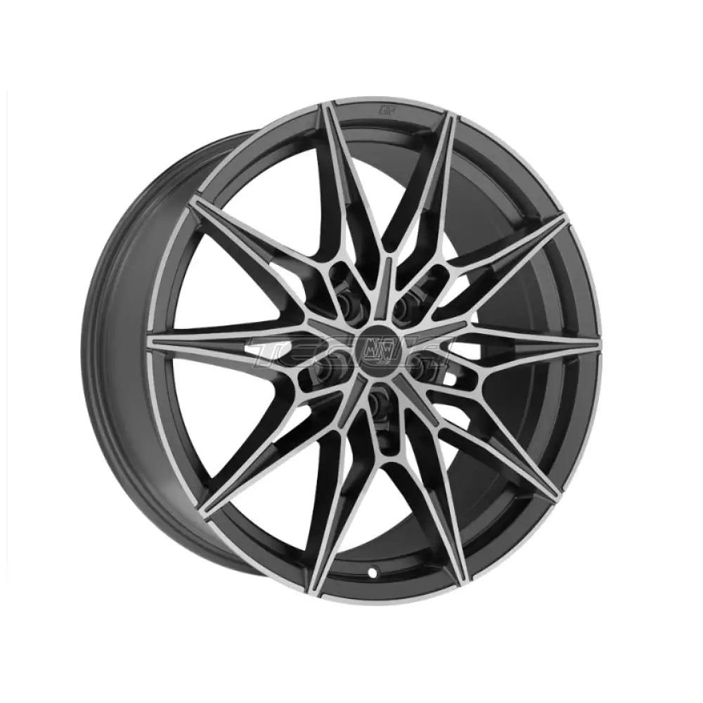 MSW Avantgarde 75 Alloy Wheel 20x9 ET39 5x112 Matt Gunmetal Full Polished 73mm CB