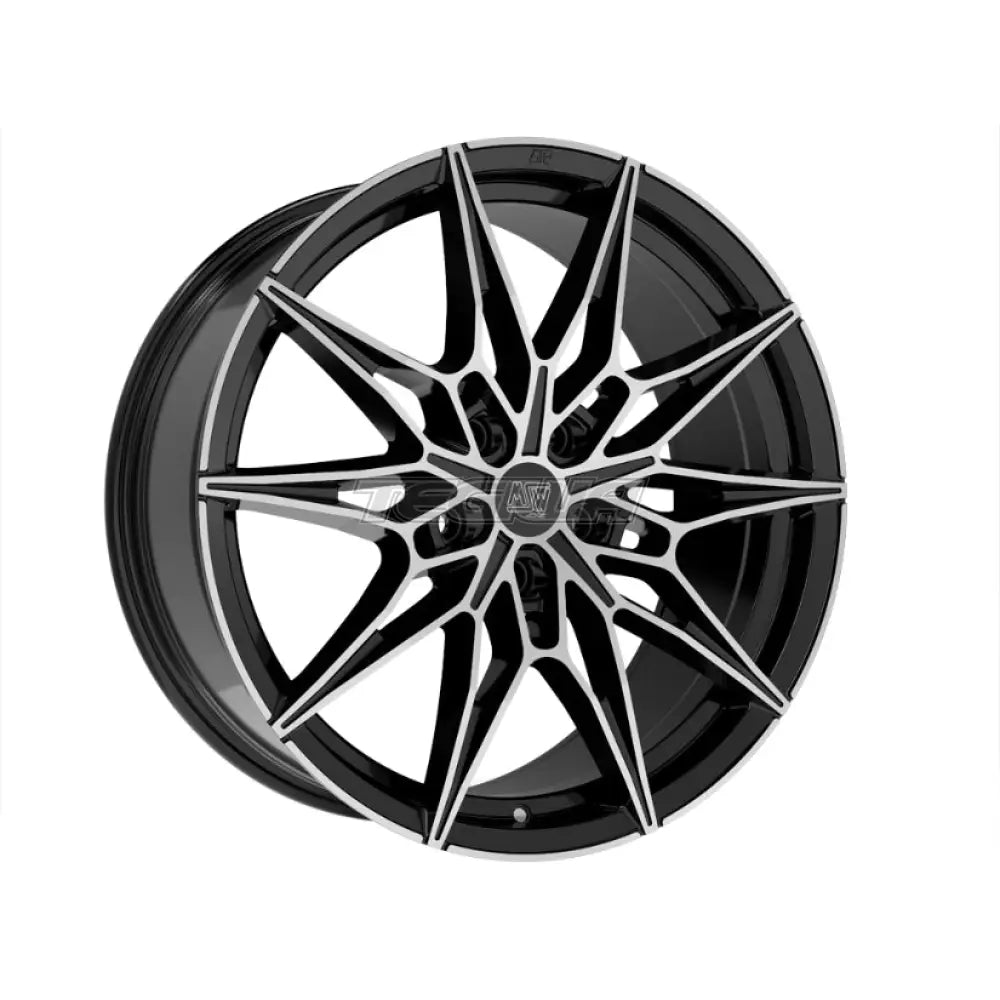 MSW Avantgarde 75 Alloy Wheel 20x9 ET39 5x120 Gloss Black Full Polished 73mm CB