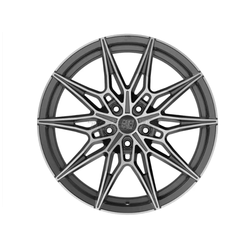 MSW Avantgarde 75 Alloy Wheel 20x9 ET44 5x112 Matt Gunmetal Full Polished 73mm CB