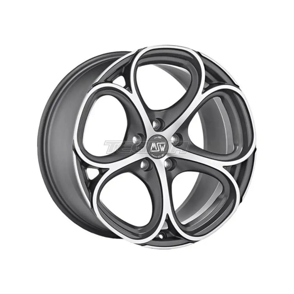 MSW Avantgarde 82 Alloy Wheel 20x9 ET25 5x112 Matt Gunmetal Full Polished 73mm CB